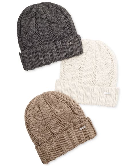 michael kors knit cap|Michael Kors Men's Knit Cable Cap .